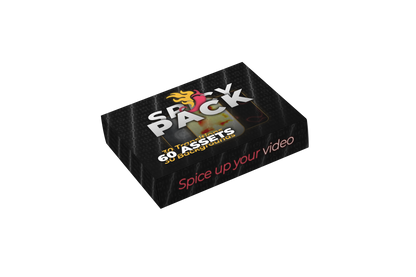 SPICY PACK - BACKGROUNDS AND TRANSITIONS | 75 ASSETS FOR YOUR VIDEO