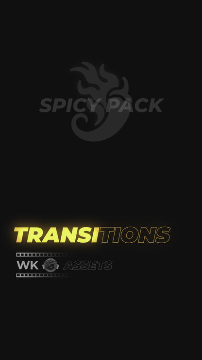 SPICY PACK - BACKGROUNDS AND TRANSITIONS | 75 ASSETS FOR YOUR VIDEO